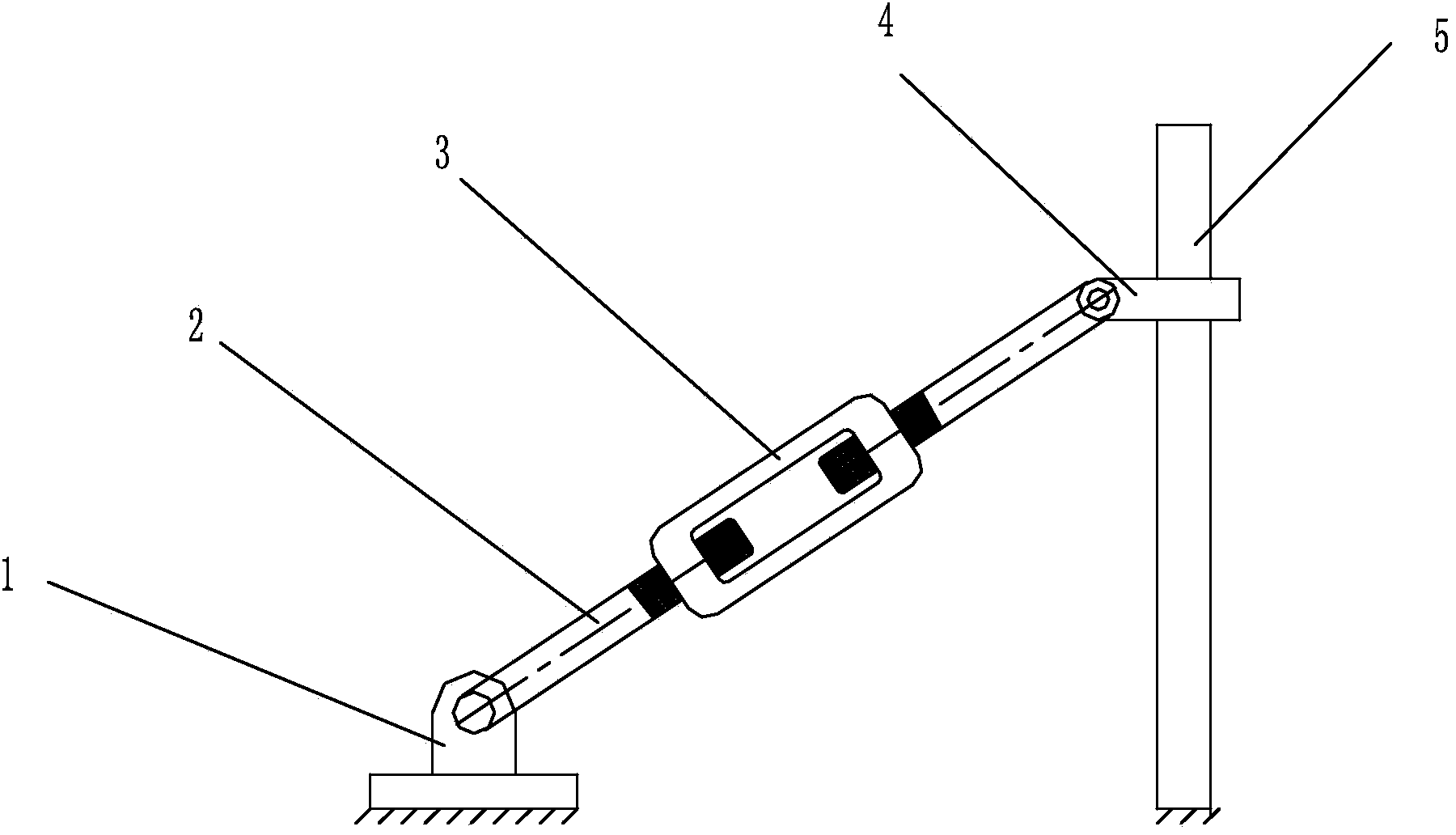 Mounting adjustment device for prefabricated wall panel