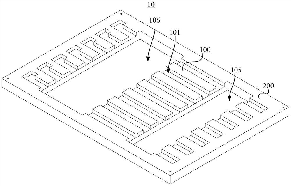 Efficient measurement method, auxiliary measurement substrate, computer equipment and storage medium