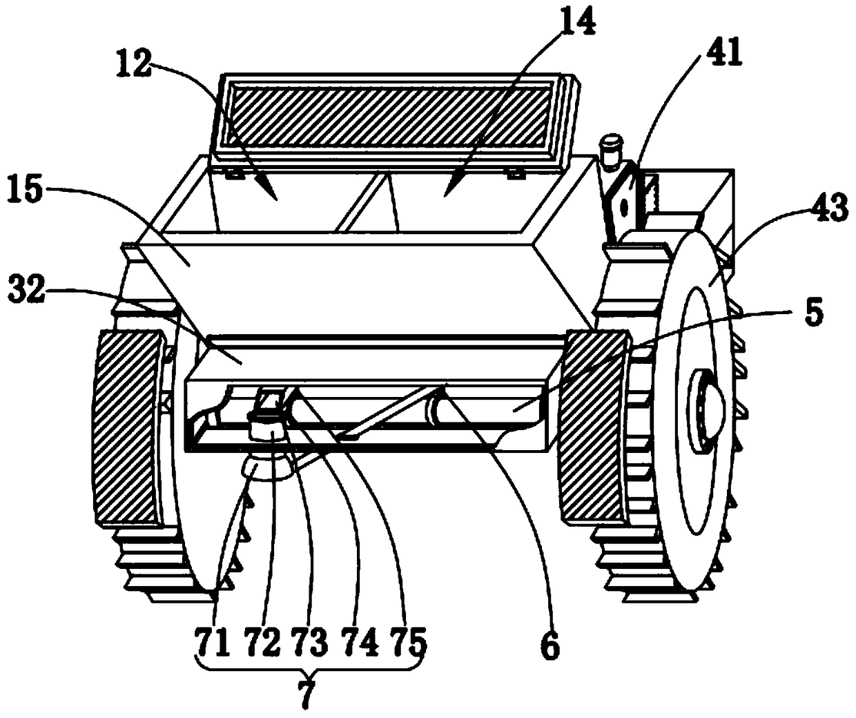 Rotary tillage ridging sowing and fertilization all-in-one machine