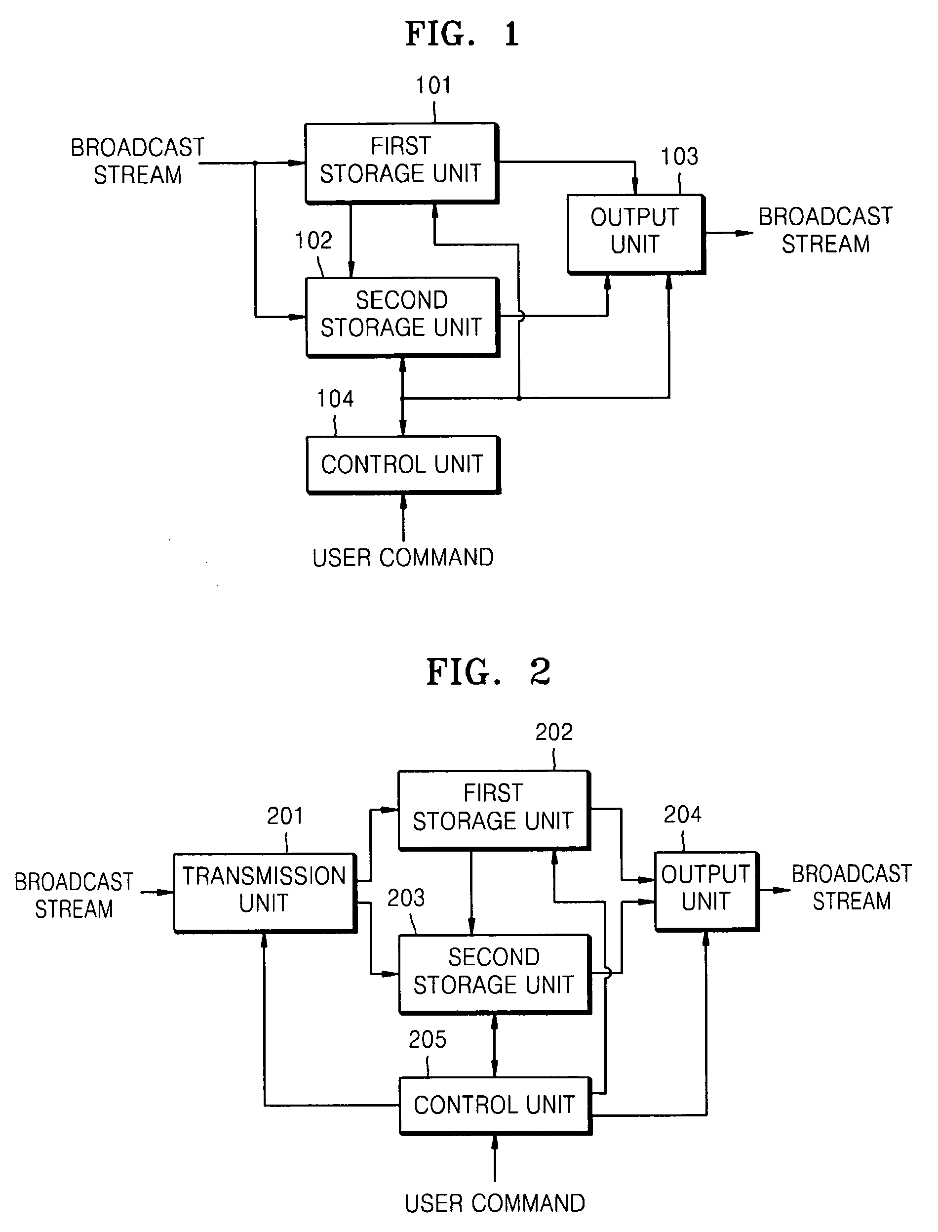 AV signal storage method and apparatus and television having broadcast stream storage function