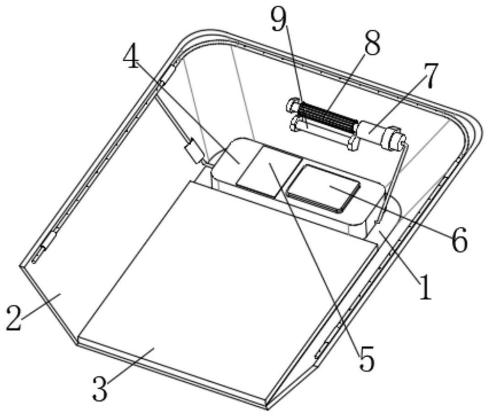 Automobile foot mat with formaldehyde removal function and preparation method