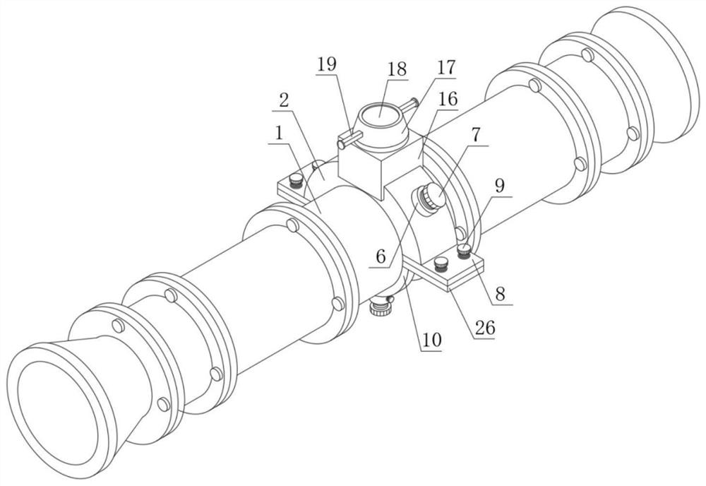 Temperature monitoring device for high-voltage connector