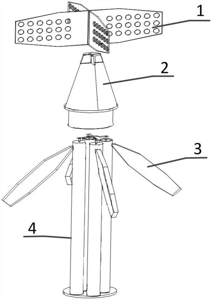 High-gain large-angle scanning cross antenna