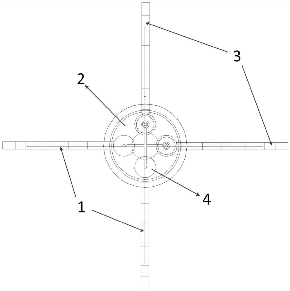 High-gain large-angle scanning cross antenna