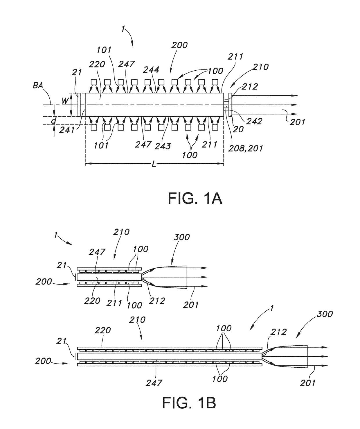 Compound parabolic collimator array for high intensity lighting