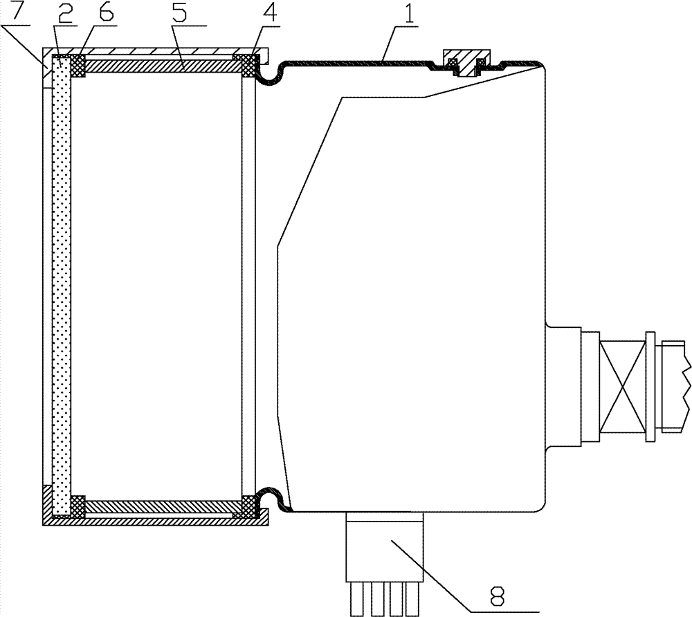 Absolute pressure type gas-density relay