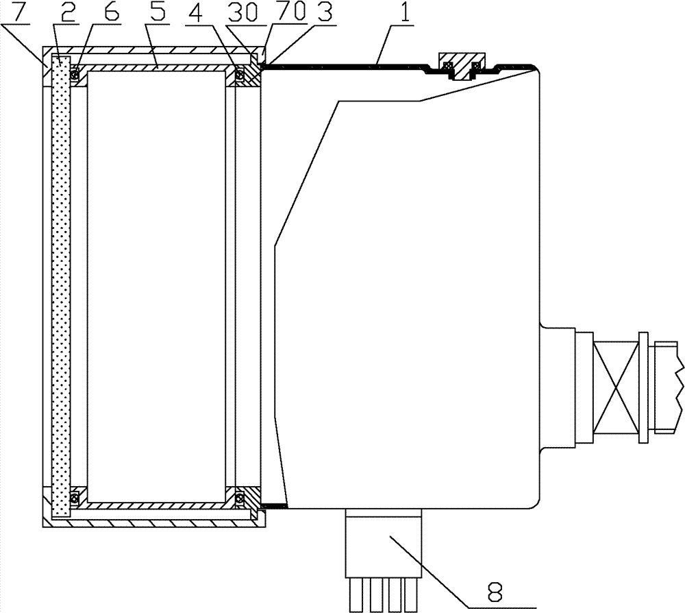 Absolute pressure type gas-density relay