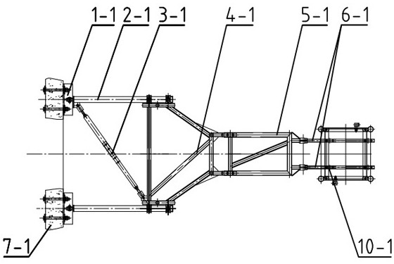 Wall-attached arrangement mechanism of construction hoist