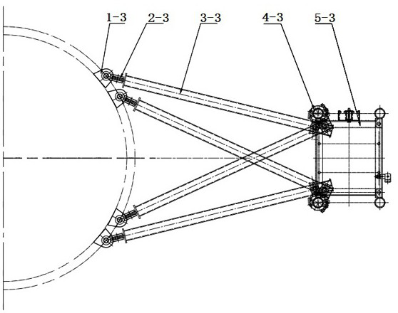 Wall-attached arrangement mechanism of construction hoist