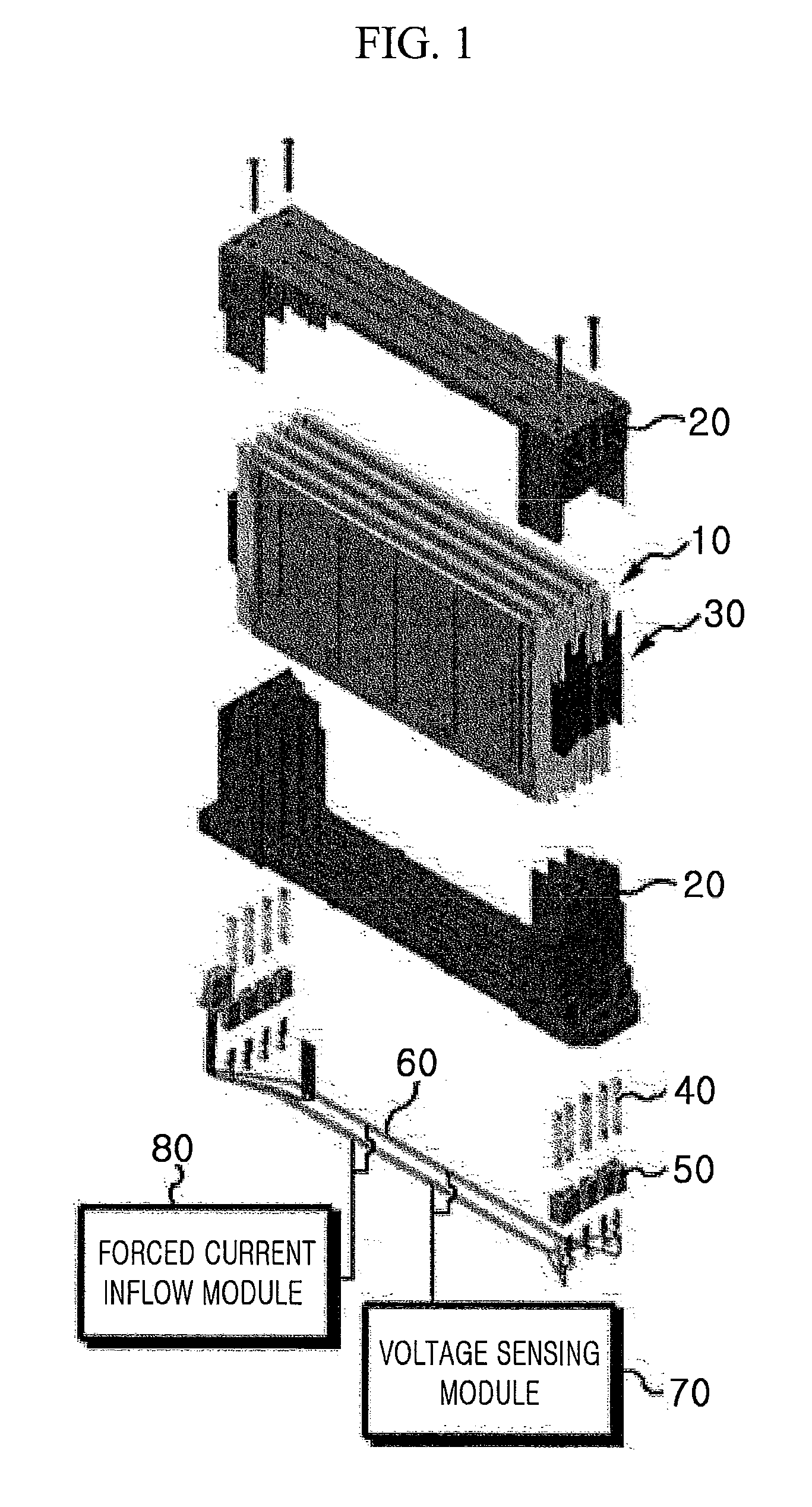 Contact pad for sensing voltage of cell module assembly and cell module assembly