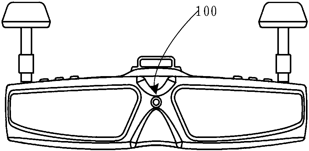 VR (Virtual Reality) glasses, and method, device and system for controlling connection of VR glasses and unmanned aerial vehicle