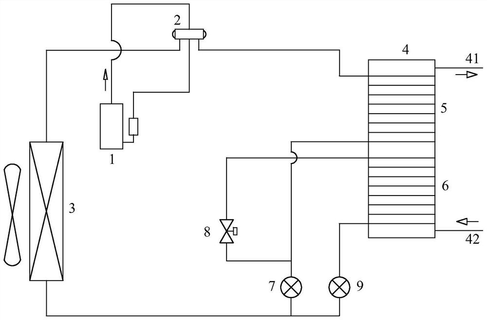 Air energy water heater and control method and device thereof