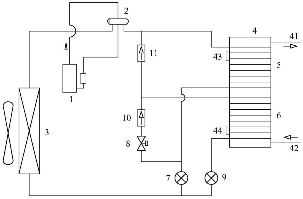 Air energy water heater and control method and device thereof