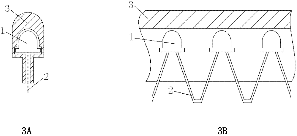 Light-emitting diode (LED) line lamp and implementation method thereof