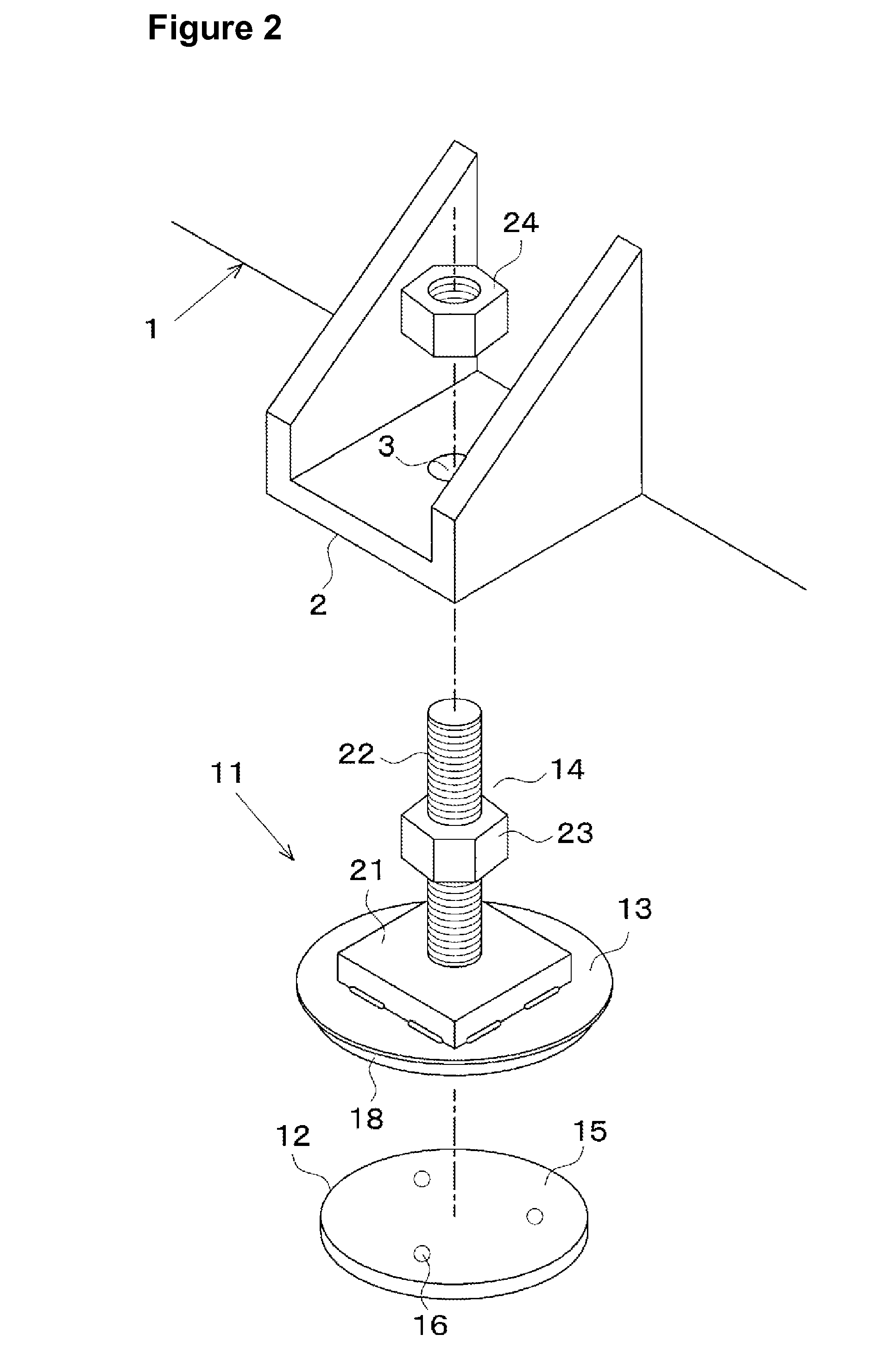 Seismic isolation structure for equipment, and seismic isolation method