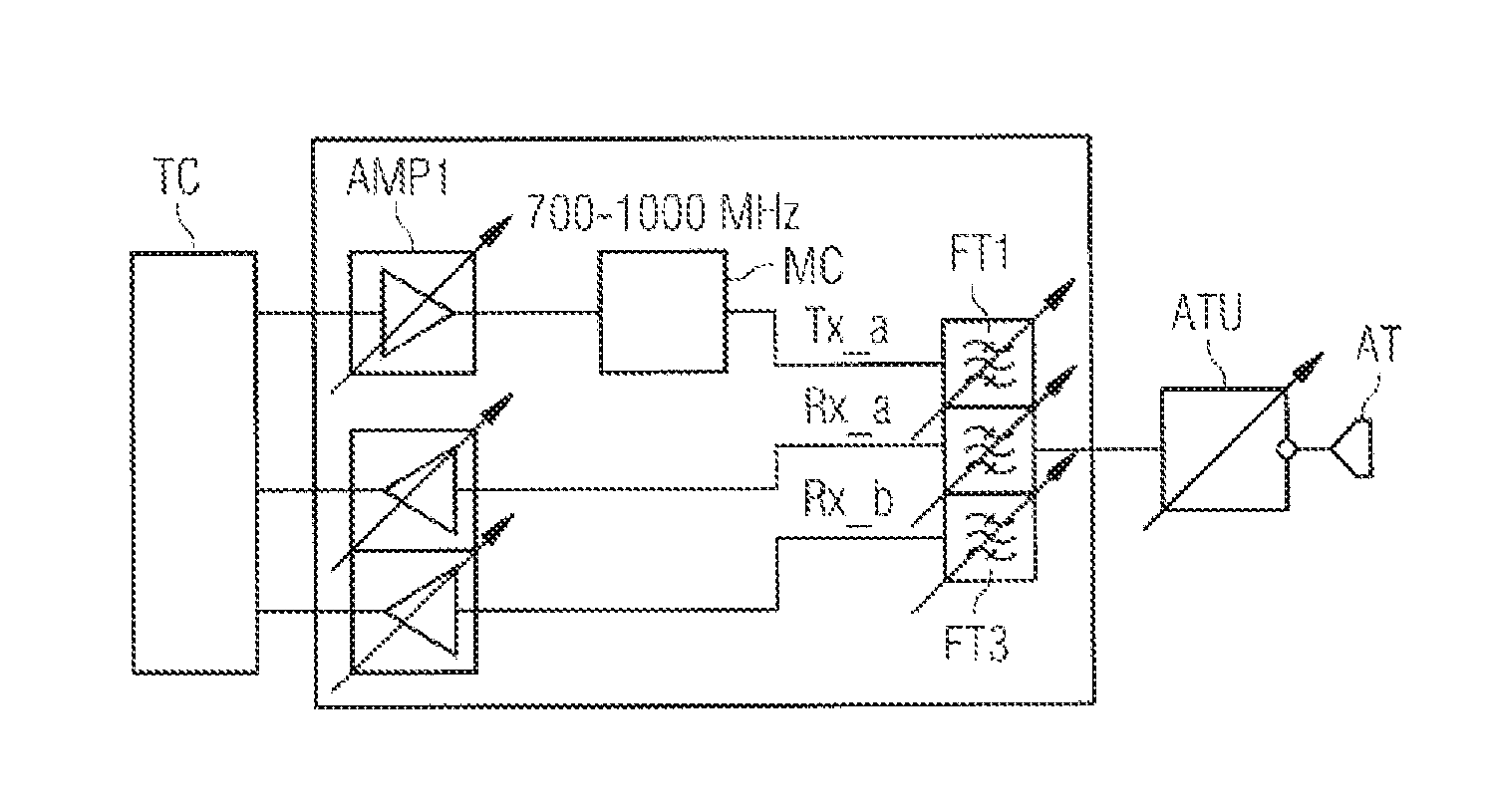 Front-End Circuit for Simultaneous Transmission and Reception Operation