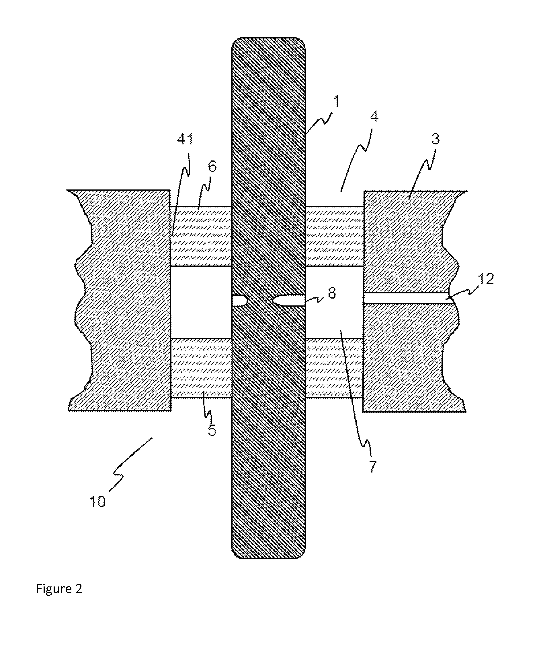 Fault-proof feed-through device
