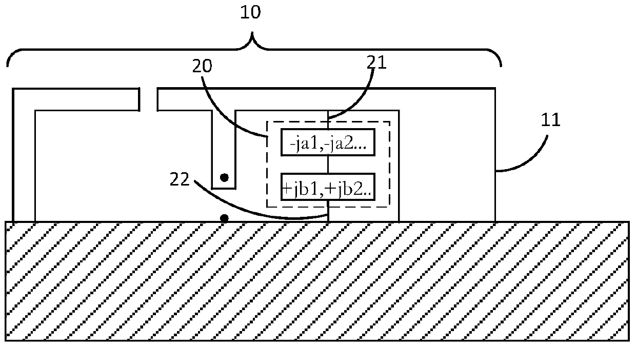 A kind of antenna device and electronic equipment