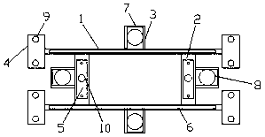 Wall pipe bracket of indoor unit of air conditioner