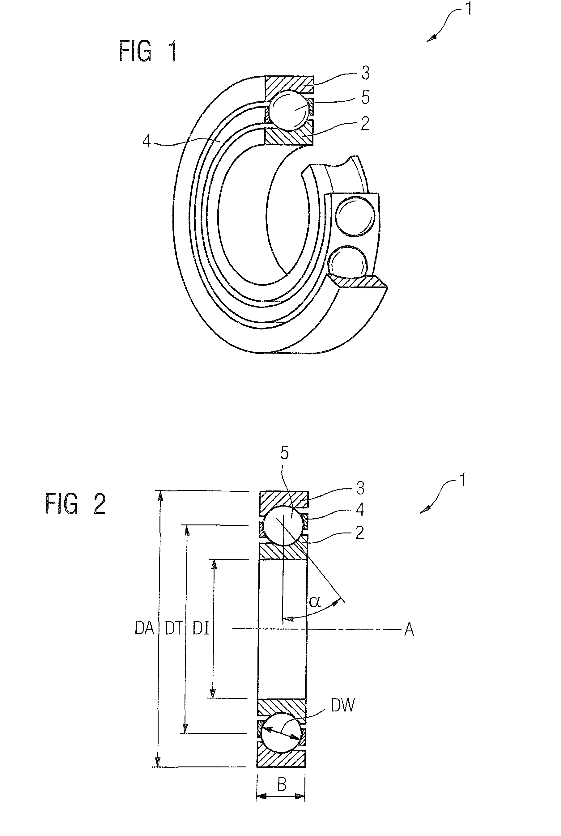 Diagnostic method for a ball bearing, in particular for an angular-contact ball bearing, a corresponding diagnostic system, and use of the diagnostic system