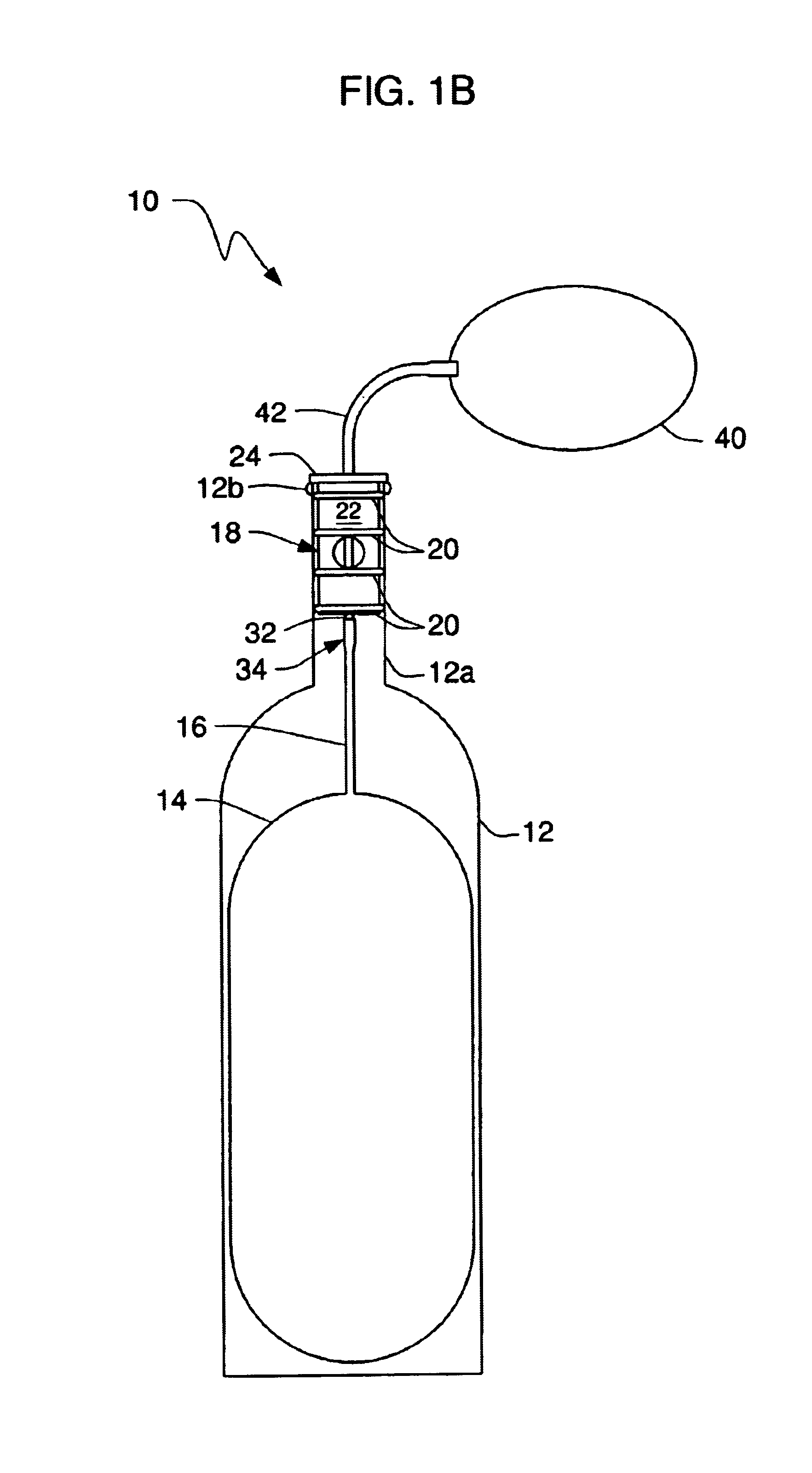 Air barrier device for protecting liquid fluids in opened containers