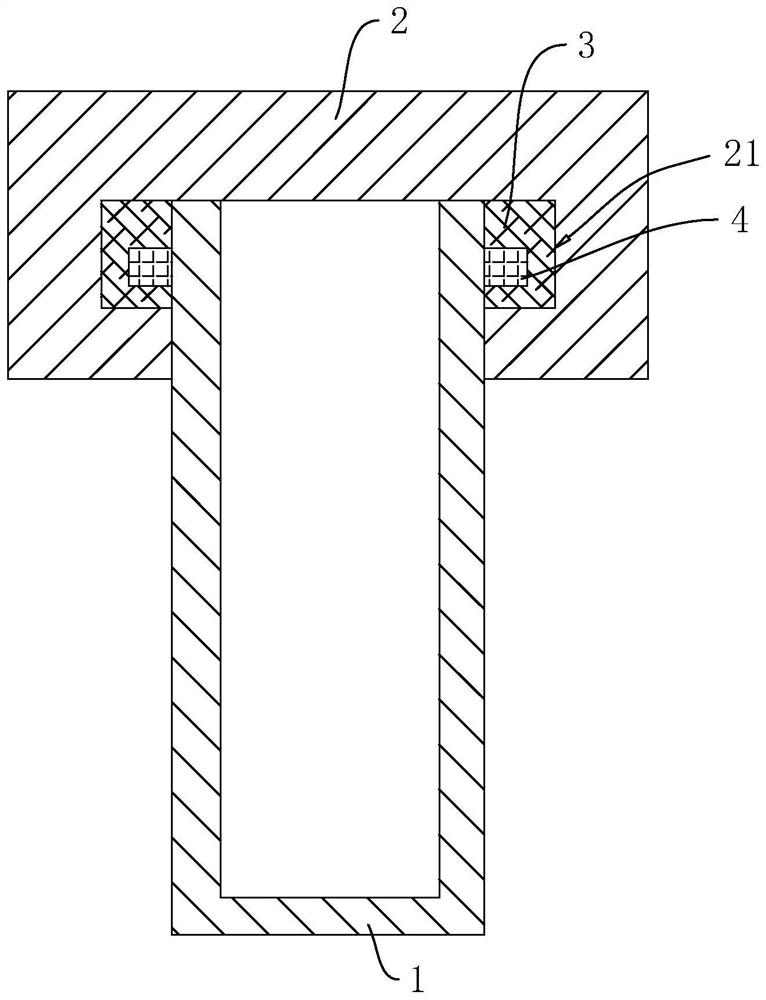 Novel sealing structure for gallium arsenide crystal growth