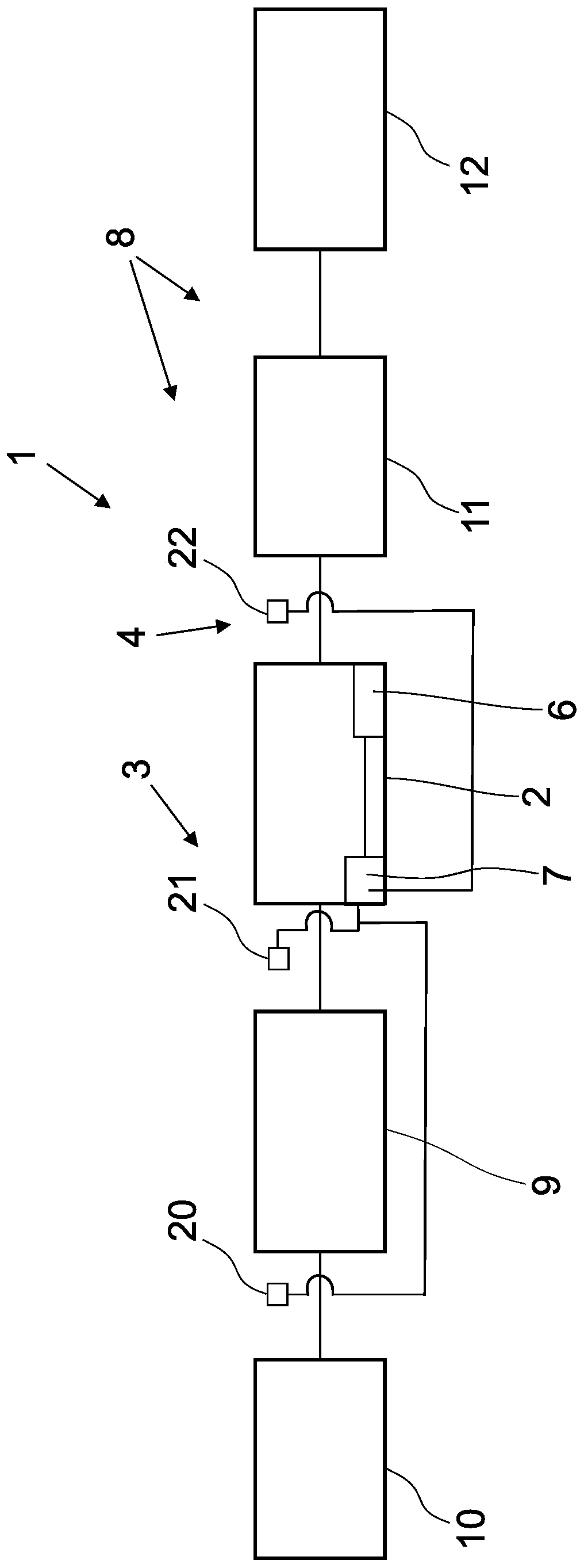 Damping arrangement for dampening rotational irregularities in drive train of motor vehicle and method therefor