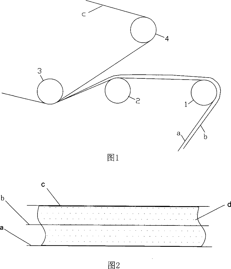 Band press filter with mud fixing belt