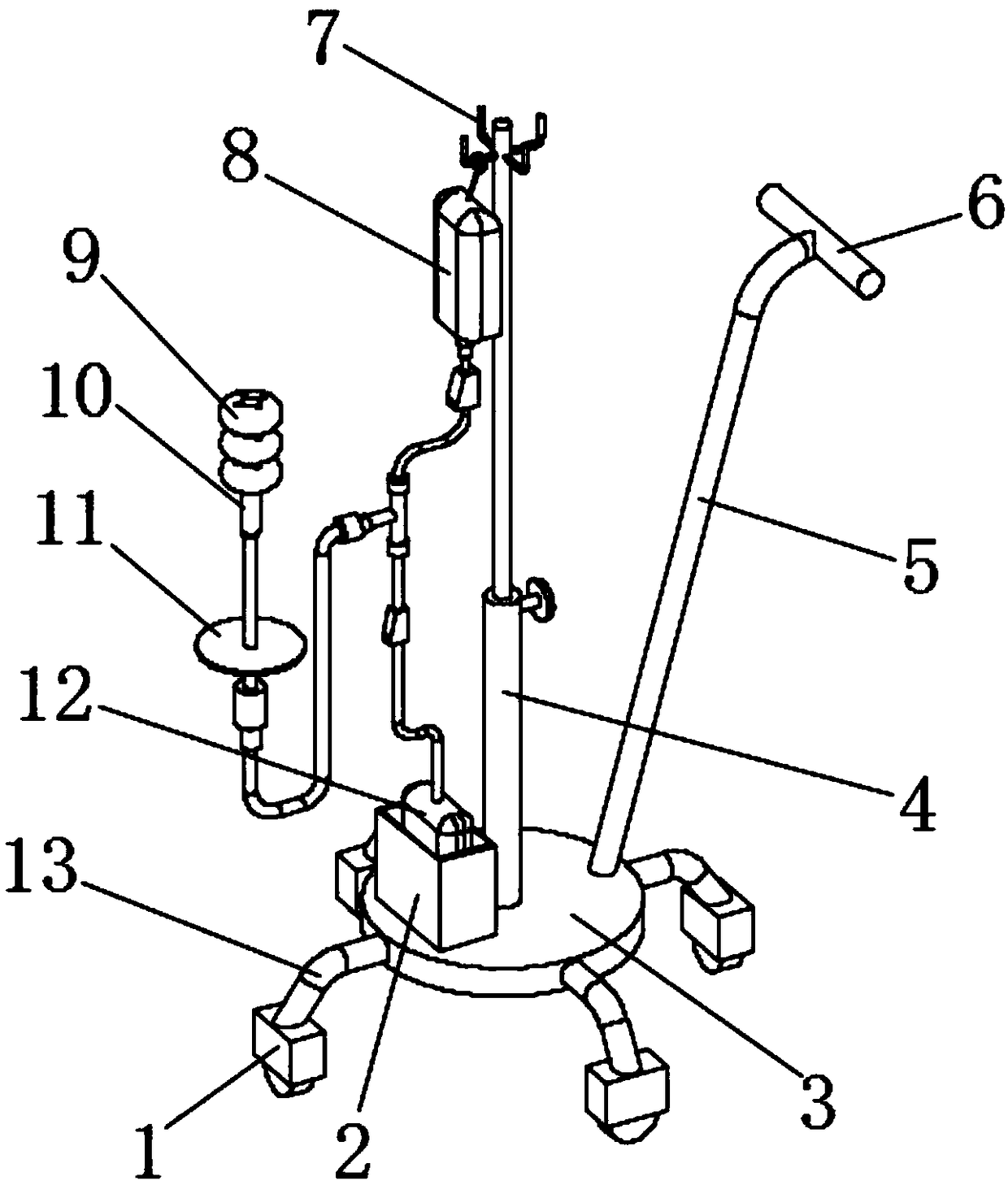 Peritoneal dialysis device for nephrology