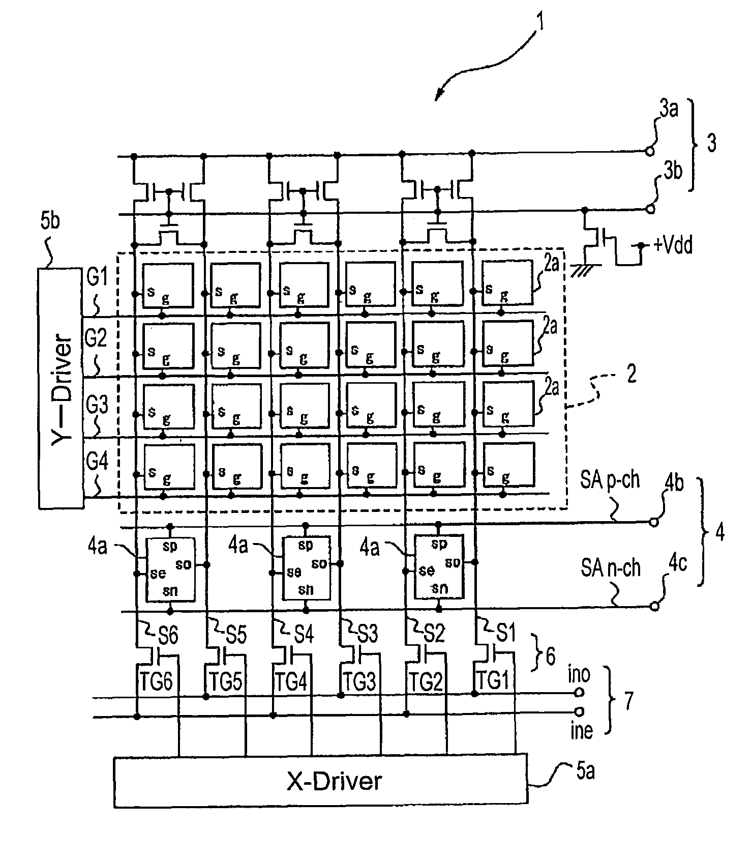 Electrooptic apparatus substrate and examining method therefor and electrooptic apparatus and electronic equipment