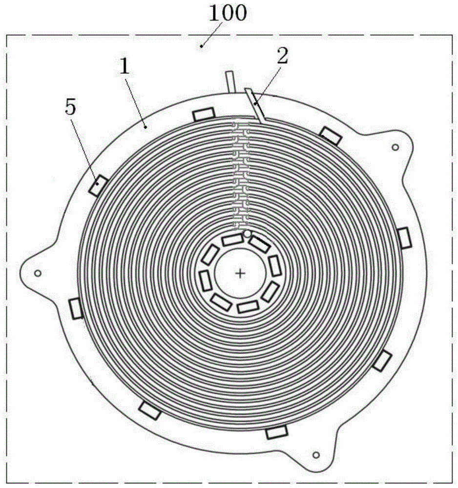 An electromagnetic heating coil and an electromagnetic cooker that are reversely wound one by one