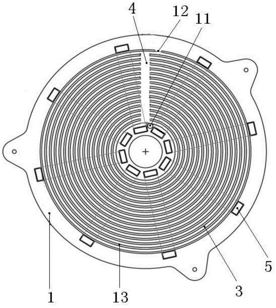 An electromagnetic heating coil and an electromagnetic cooker that are reversely wound one by one