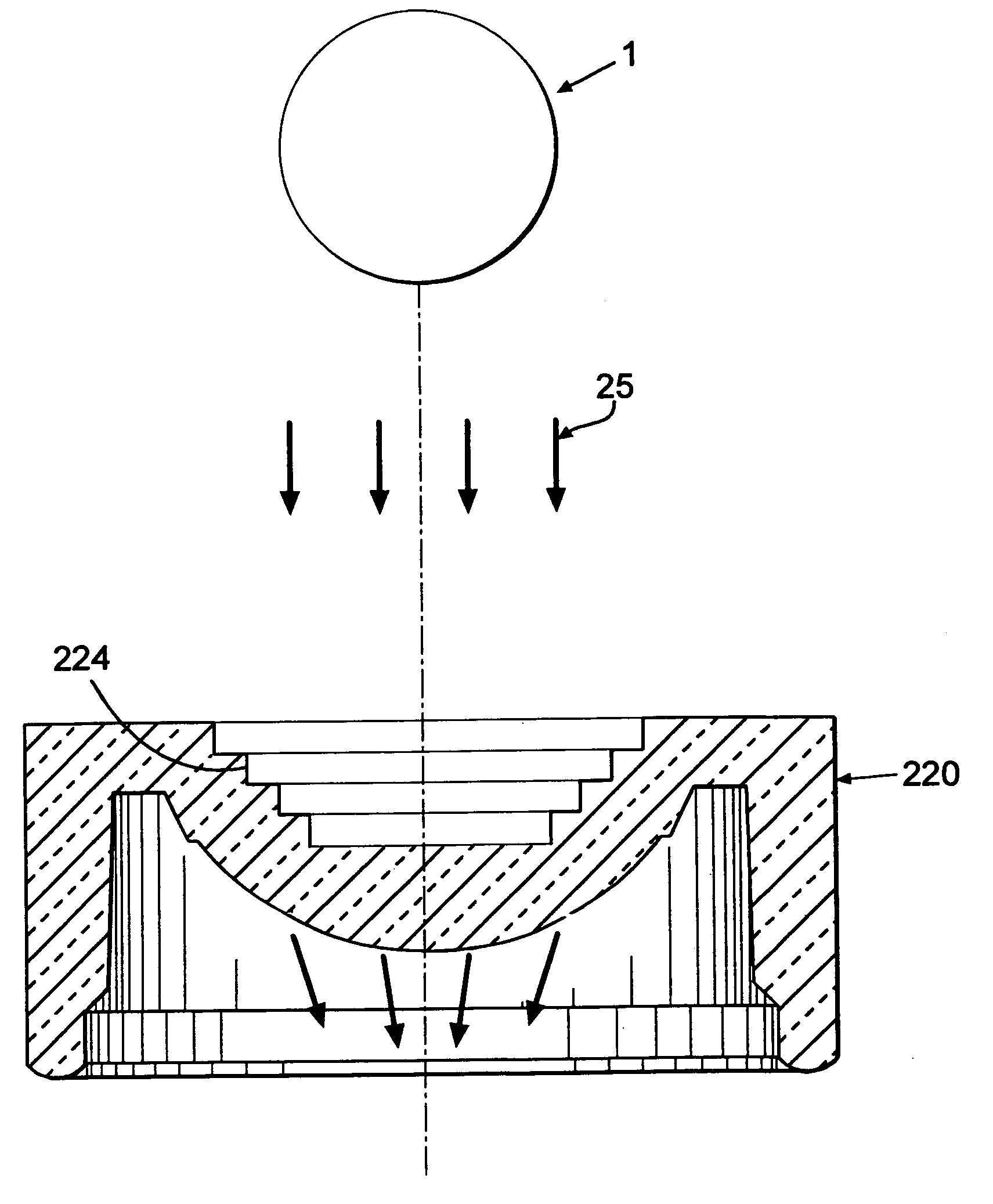 Method and mold to control optical device polymerization