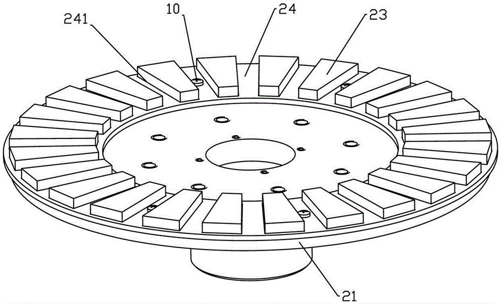 Magnetic steel disk structure for wind power generation system under extreme conditions