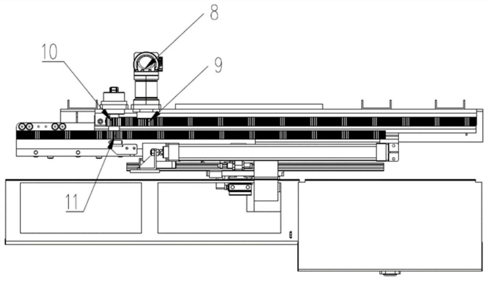 Automatic feeding and discharging single-truss mechanical hand of slicing machine
