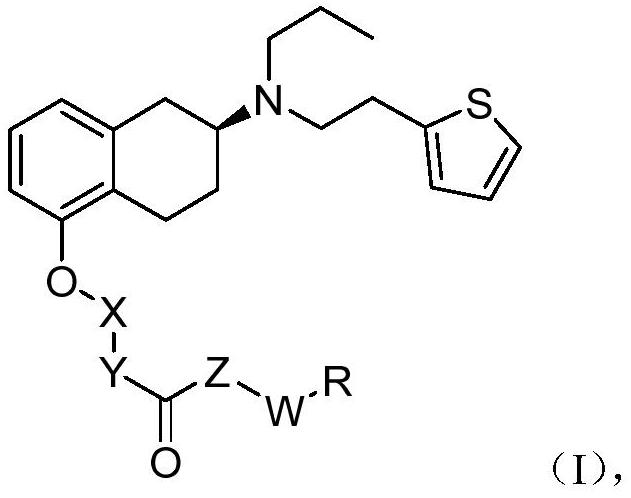 Tetrahydronaphthalene compound as well as pharmaceutical composition and application thereof