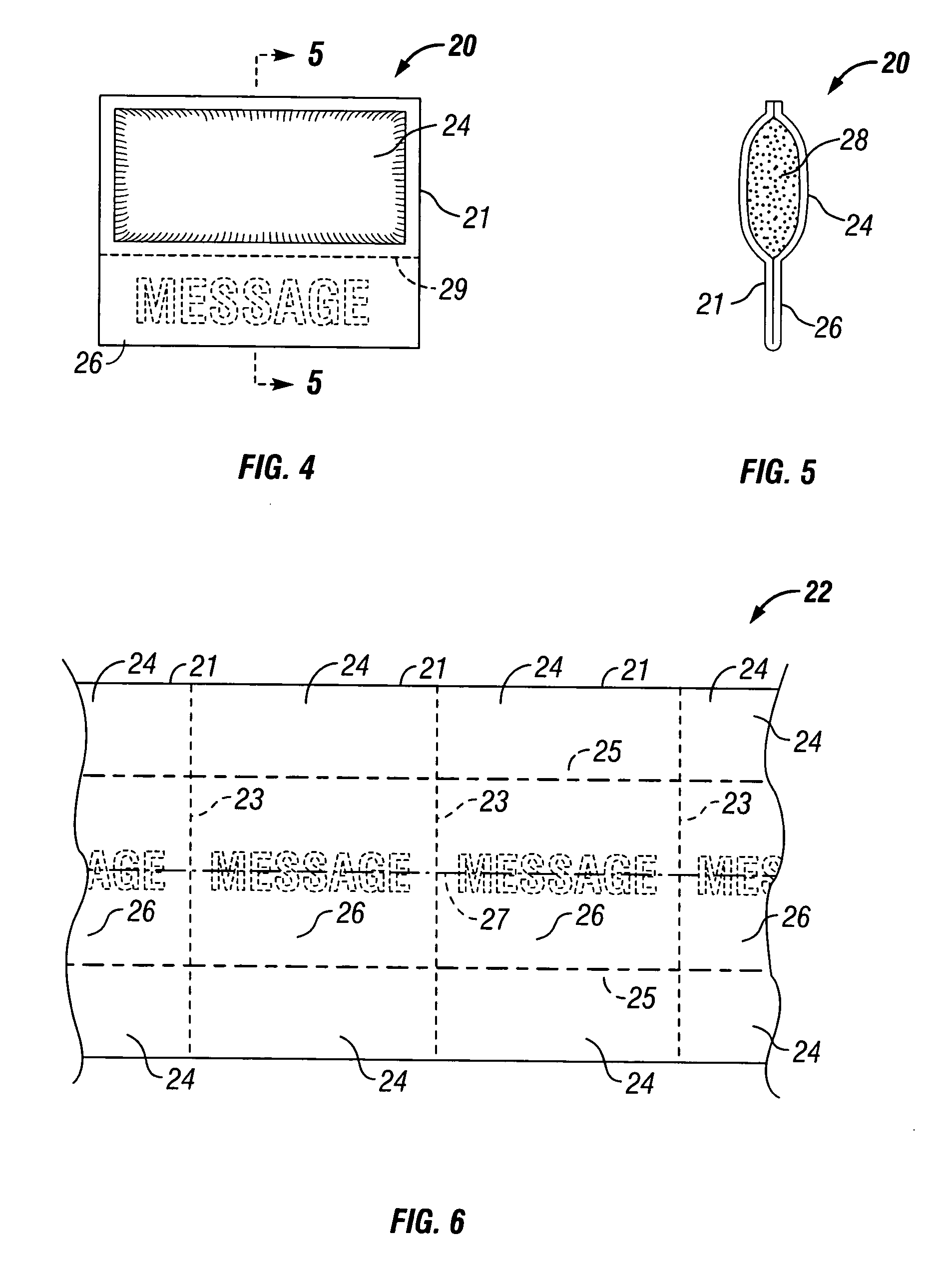 Pouch containers having advertising media and methods for their dissemination