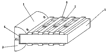 A double-ball-head flat-steel component and its welding method