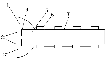 A double-ball-head flat-steel component and its welding method
