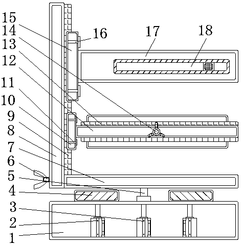 Clamp for storage battery production