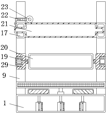 Clamp for storage battery production