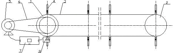 Assembly line conveying device capable of locating accurately and control method thereof