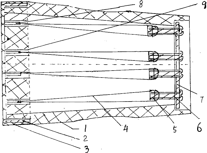 New resonance tube urheen with urheen skin capable of being tensioned freely