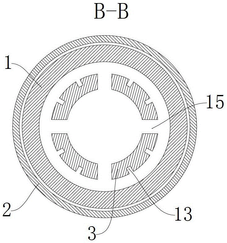 Bridge integrated concentric water distributor