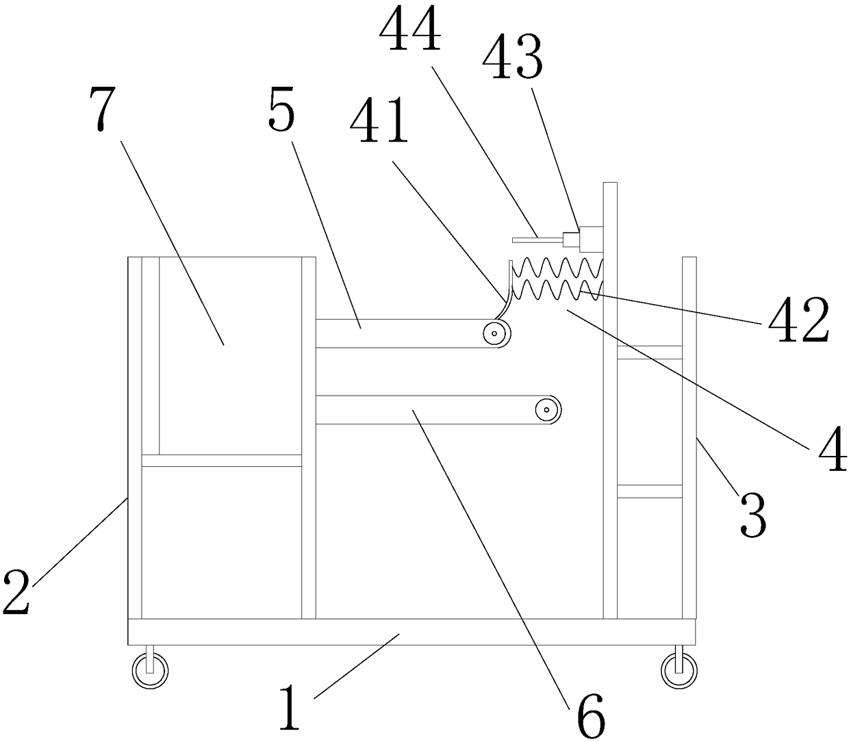 Full-automatic dough pressing machine