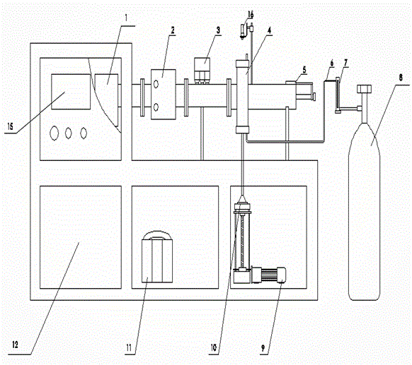 Single-mold-cavity microwave thermogravimetric analysis system