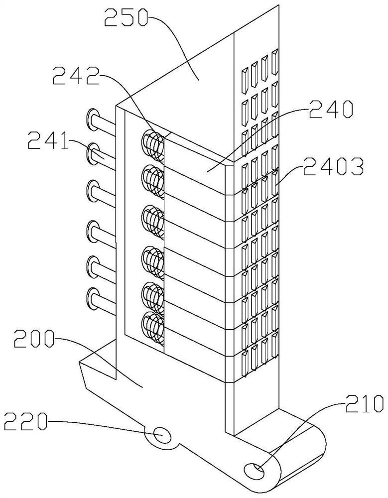 Mechanical clamping arm for unmanned aerial vehicle