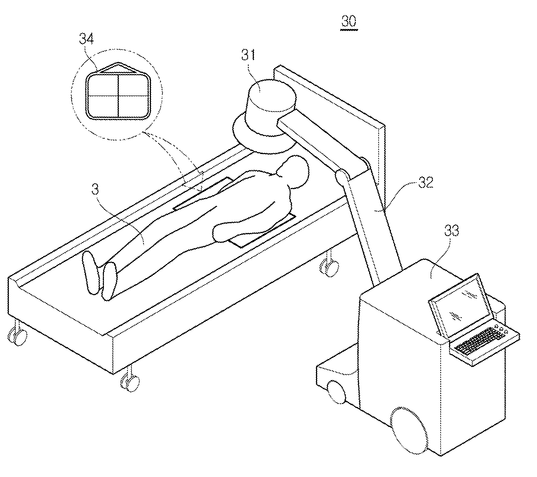 Mobile x-ray imaging apparatus and control method for the same