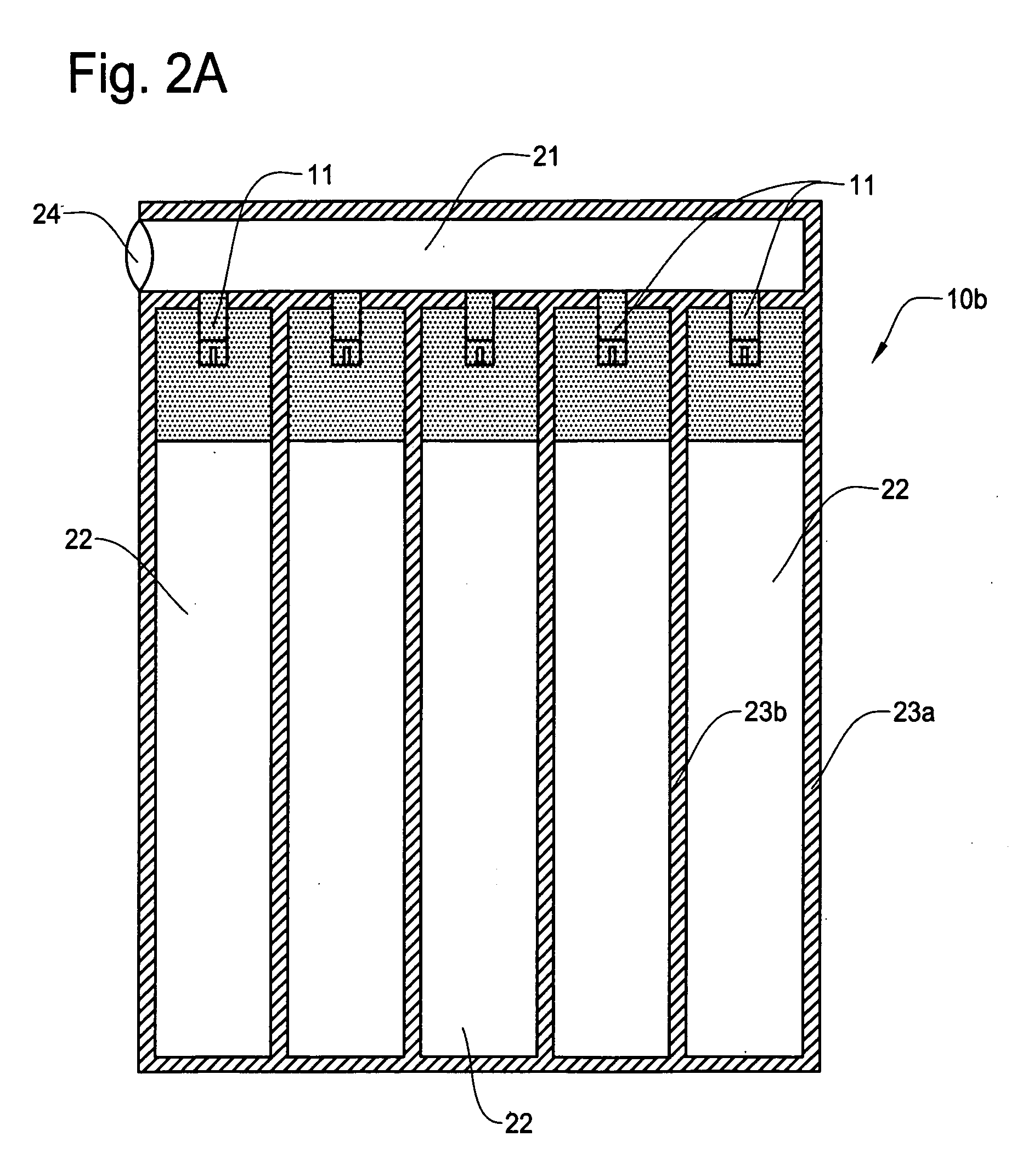 Structure of air-packing device having improved shock absorbing capability