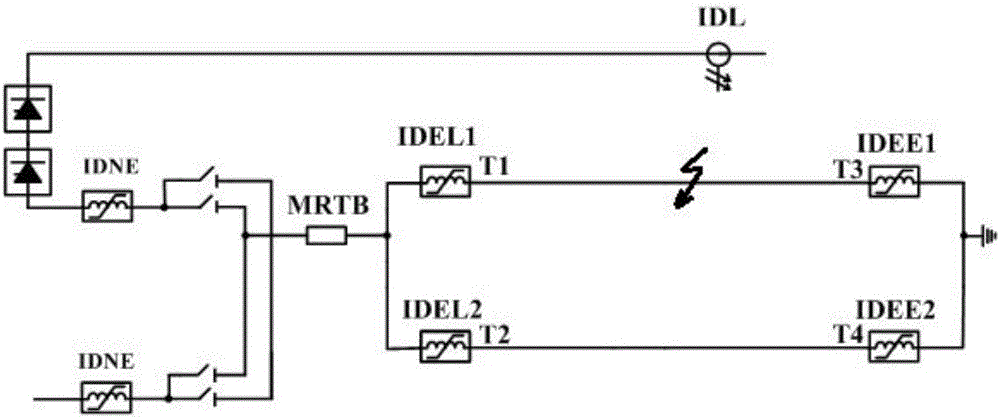 Method for protecting earth electrode line